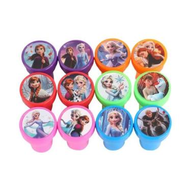 Imagem de Carimbos Da Princesa Frozen Anna Elsa Para Meninas, 12/36 Peças, Lembr