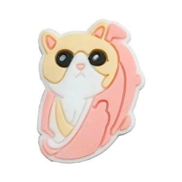 Imagem de Pingentes De PVC De Gatos De Desenho Animado Fofos Para Crocs, Sandáli