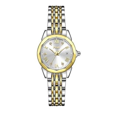 Imagem de Relógio Feminino Poshi 935 à Prova D'água Prata