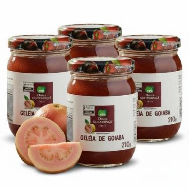 Imagem de Kit c/ 4und Geleia de Goiaba Tradicional SÃO LOURENÇO 210g