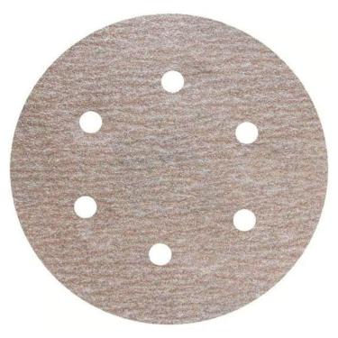 Imagem de Disco de Lixa Seca com 6 Furos Para Reparação Automotiva E Madeira A275 P120 152x1x6mm 77696099919