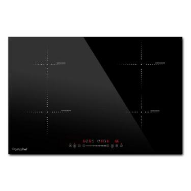 Imagem de Fogão elétrico AMZCHEF de 30 polegadas com 4 queimadores Boost 7200W