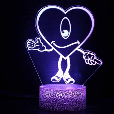 Imagem de Candeeiro de mesa Michael Jackson 3D Music Singer LED Light - taiyuank