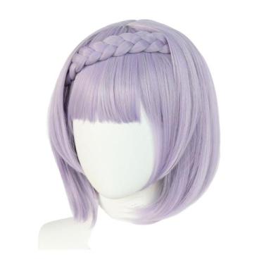 Imagem de Peruca de cosplay Genshin Impact Noelle para o Halloween - Anime - tai