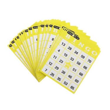 Imagem de Cartão de bingo de 60 unidades - Gloome Store