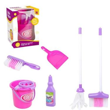 Imagem de Ferramentas de limpeza Conjunto de brinquedos Kids Simulation Broom Mo