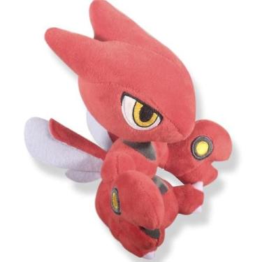 Imagem de Brinquedo de pelúcia Pokemon Scizor 21cm - Gloome Store
