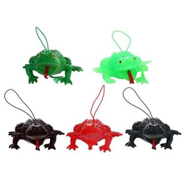 Imagem de Conjunto de estatuetas Toy Creative Realistic Tricky Funny Frog, 5 uni
