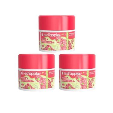 Imagem de Red Apple Kit 3un Desodorante Creme Rosa Mosqueta