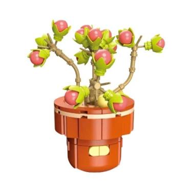 Imagem de Conjunto De Blocos De Montar DIY Para Meninas: Buquê De Flores Eternas