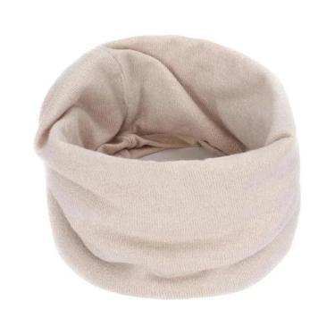 Imagem de Cachecol De Inverno Em Cashmere Unissex Para Crianças, Tricotado E Elá