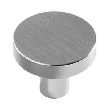 Imagem de Puxadores Dourados Modernos Simples Redondos Para Armários E Gavetas, 