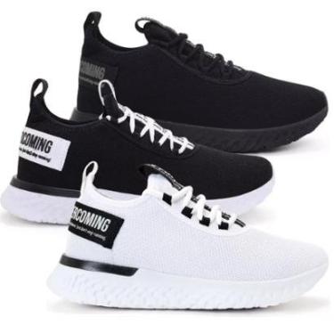 Imagem de Kit 3 Tênis Masculino Esportivo De Corrida Para Academia Leve Macio-Masculino