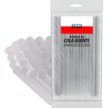 Imagem de Bastão Fino Cola Quente Translúcida 500g 30cm x 7mm TekBond