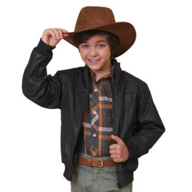Imagem de Jaqueta Juvenil Look Jeans Resinada Preta, 16