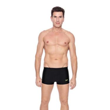 Imagem de Sunga Speedo Boxer Hidroshort Contrast, Preto, GG2
