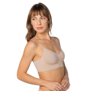 Imagem de Sutiã sem bojo sem costura menina moça Lupo, Natural, M