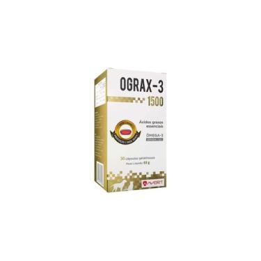 Imagem de Suplemento Avert Ograx-3 1500mg para Cães e Gatos - 30 Cápsulas - 30 C