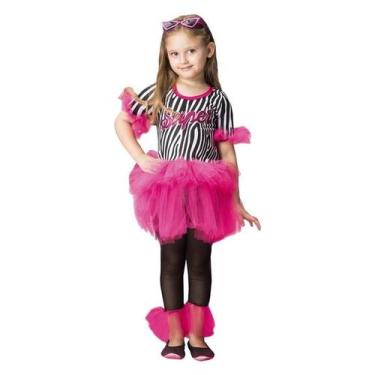 Imagem de Fantasia de Carnaval Infantil Animal Print Zebra Com Legging - Fantasi