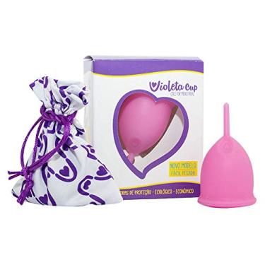 Imagem de Violeta Cup Coletor Menstrual Rosa Tipo A, Violeta Cup, Rosa, Tipo A Mulheres A Partir De 30 Anos Ou Com Filhos, E/Ou Com Colo Do Útero De Altura Média E Alta