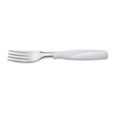Imagem de Garfo de Mesa Aço Inox Cabo Branco Brinox
