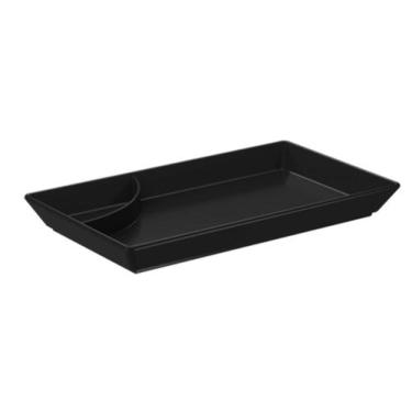 Imagem de Prato para Sushi Japones Uno 19,3x11,2x21,5cm Preto Coza