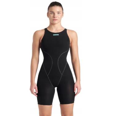 Imagem de Maiô Arena Powerskin Impulso Costas Aberta - Adulto, 34 US, Preto