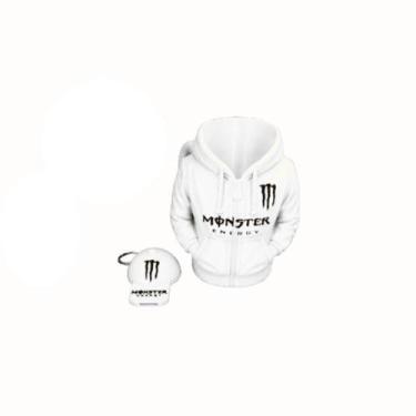 Imagem de Porta Lata para Energético Monster 473ml + Abridor - Modelo Moletom - 