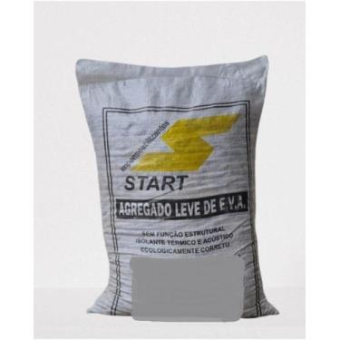 Imagem de Brita Leve Agregado Leve de E.V.A saco 100L Start p construção civil e