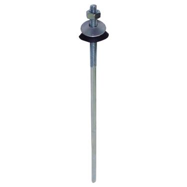 Imagem de Pino Reto para Telha com Acessórios 1-4 X 400mm 100 Peças Material Resistente à Corrosão Parafix