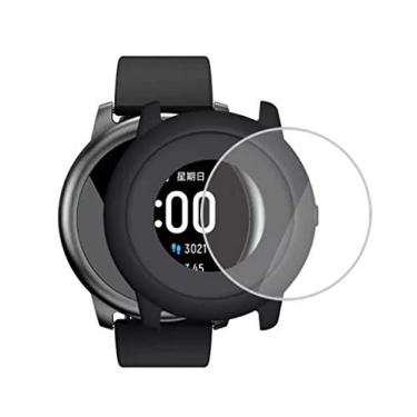 Imagem de Kit Smartwatch Solar LS05 [Case Silicone] + [2 Película de Vidro] Proteção Macio Capa (Preto)