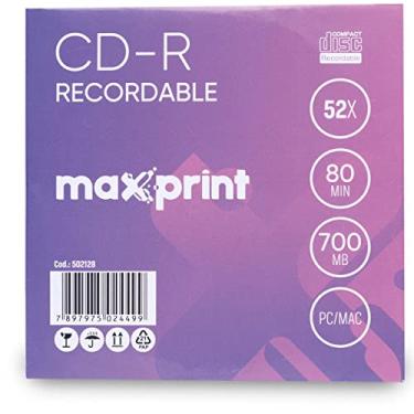 Imagem de MÍDIA CD-R Gravável MAXPRINT 700 MB - 80 MIN - 52X - Envelope papel