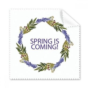 Imagem de Pano de limpeza de plantas de flor azul com 5 peças