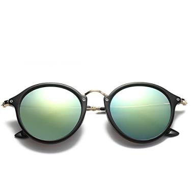 Imagem de Retro Round Sunglasses Women Vintage Designer Female Glasses Luxury Circle Shades Sunglasses UV400,C8,china