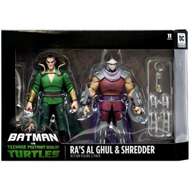 Imagem de DC Collectibles Batman Vs Teenage Mutant Ninja Turtles - Ra's Al Ghul & Shredder Figure 2 Pack Exclusive