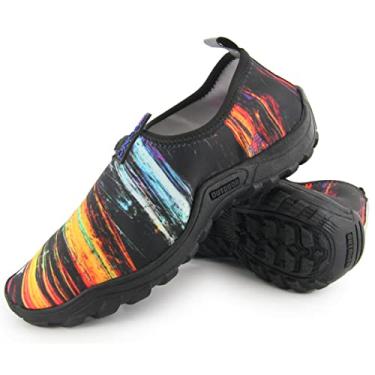 Imagem de Genérico Sapatilha Náutica Neoprene Mergulho Trilha Adventure Bike Preto 42 Unissex Adulto