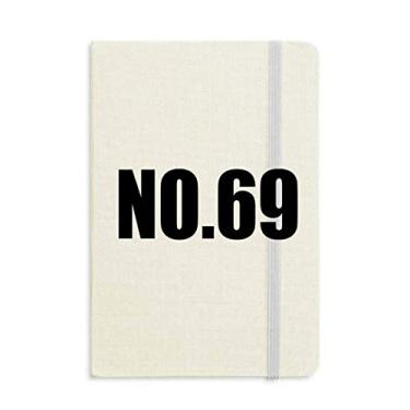 Imagem de Lucky No.69 Número Nome Notebook Capa Rígida Diário Clássico A5 Presente