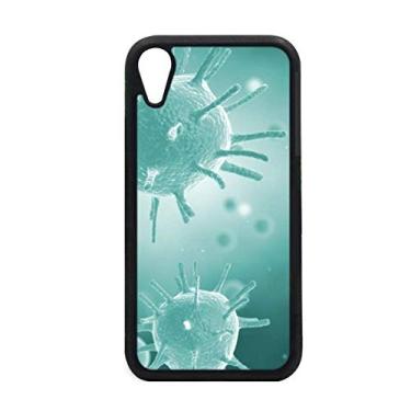 Imagem de Capa com estampa de microscópio de imagem de célula de criatura para iPhone XR Capa para proteção de telefone Apple