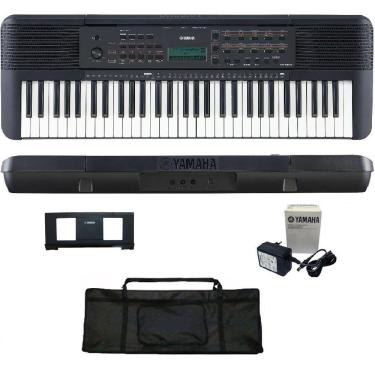 Teclado Arranjador Yamaha PSR-E473 61 teclas sensitivas e fonte