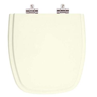 Imagem de Assento Sanitario Poliester com Amortecedor Fit Pergamon (Bege Claro) para Vaso Celite