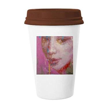 Imagem de Feise XJJ Pintura a Óleo Art Déco, Caneca Moderna, Caneca de Café Copo de Cerâmica