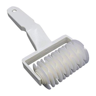 Imagem de Cortador de massa de treliça, ferramentas de decoração de pão de pizza e pastelaria, cortador de rolo de treliça, mini cozinha, assar massa, pão, pastelaria, decorações de assar artesanal,