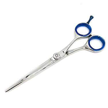Imagem de Tesoura de barbeiro profissional de luxo de 15 cm para corte de cabelo, barba e bigode – Inclui regulador de tensão e estojo de transporte