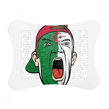 Imagem de Algeria — Touca gritante para maquiagem facial moldura de quebra-cabeça enfeite de jogo