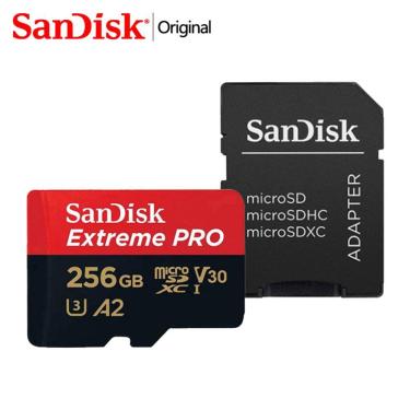 Imagem de Cartão de Memória MicroSD Sandisk Extreme PRO 256GB