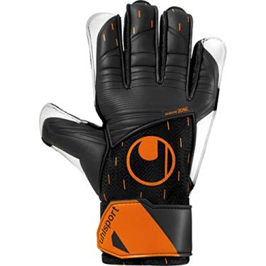 Imagem de Luva de Goleiro Uhlsport Speed Contact Starter Soft Preto/Laranja Tamanho 10