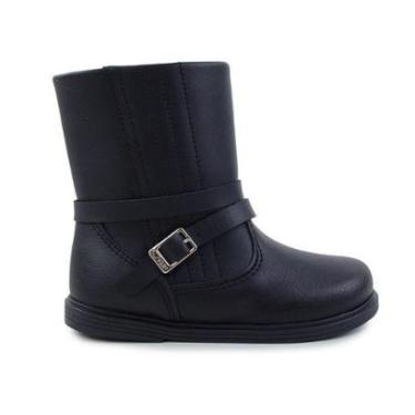 Imagem de Bota Infantil Feminina Klin Miss Mini Preto - 1680-Feminino