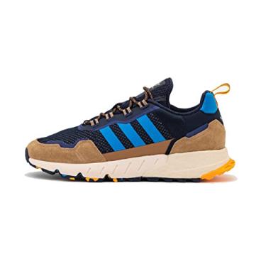 Imagem de adidas T nis masculino Originals ZX 1K Boost, Legend Ink/Blue Rush/Orange Rush, 42 M, Legend Ink/Blue Rush/Orange Rush, 12