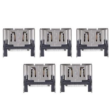 Imagem de Soquete para Console de Jogos, 5 Peças, Console de Jogos, Soquete, Substituição do Conector de Interface para Slim PRO Mini Soquete de Porta, Durável Em Uso, Substituição