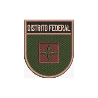Imagem de BE0154E-003 Bandeira Distrito Patch Bordado 6,8×8,0cm (D) Arquivo Matriz para borda)